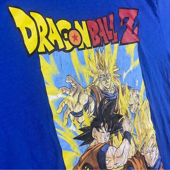 Dragon Ball Z Tee Shirt Blue Size Small Graphic Print - Picture 4 of 11